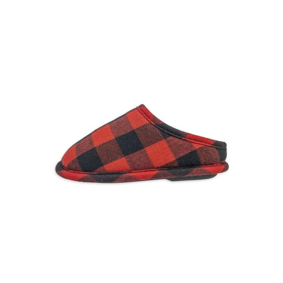 NWT Holiday Time Toddler Indoor/Outdoor Sole Breathable Plaid Slippers SZ 11/12 - Picture 3 of 4